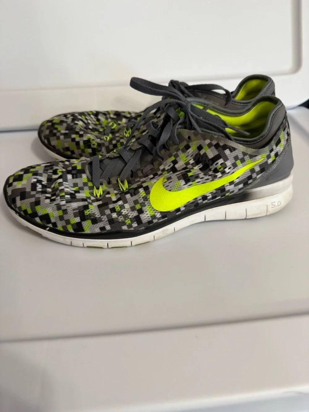 Nike Free 5.0 TR Fit 5 Women's Mesh Volt Size 11